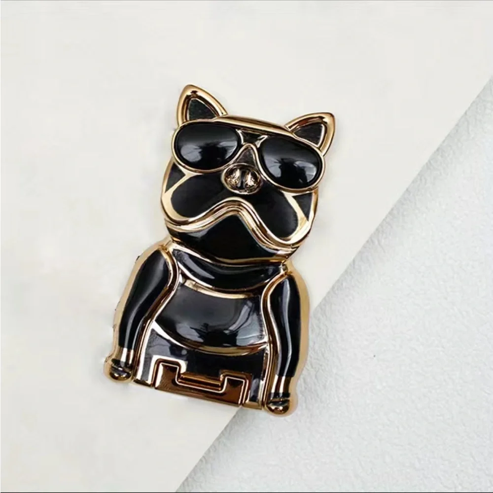 Cute Pooch Phone Kickstand Electroplated
